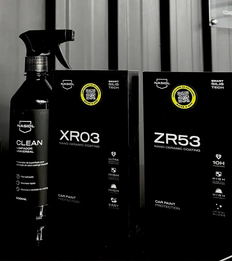 Coatings cerâmicos usados na vitrificação de pintura em Brasília na 4Fast Detail